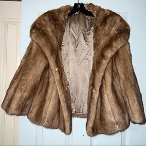 Vintage mink fur coat